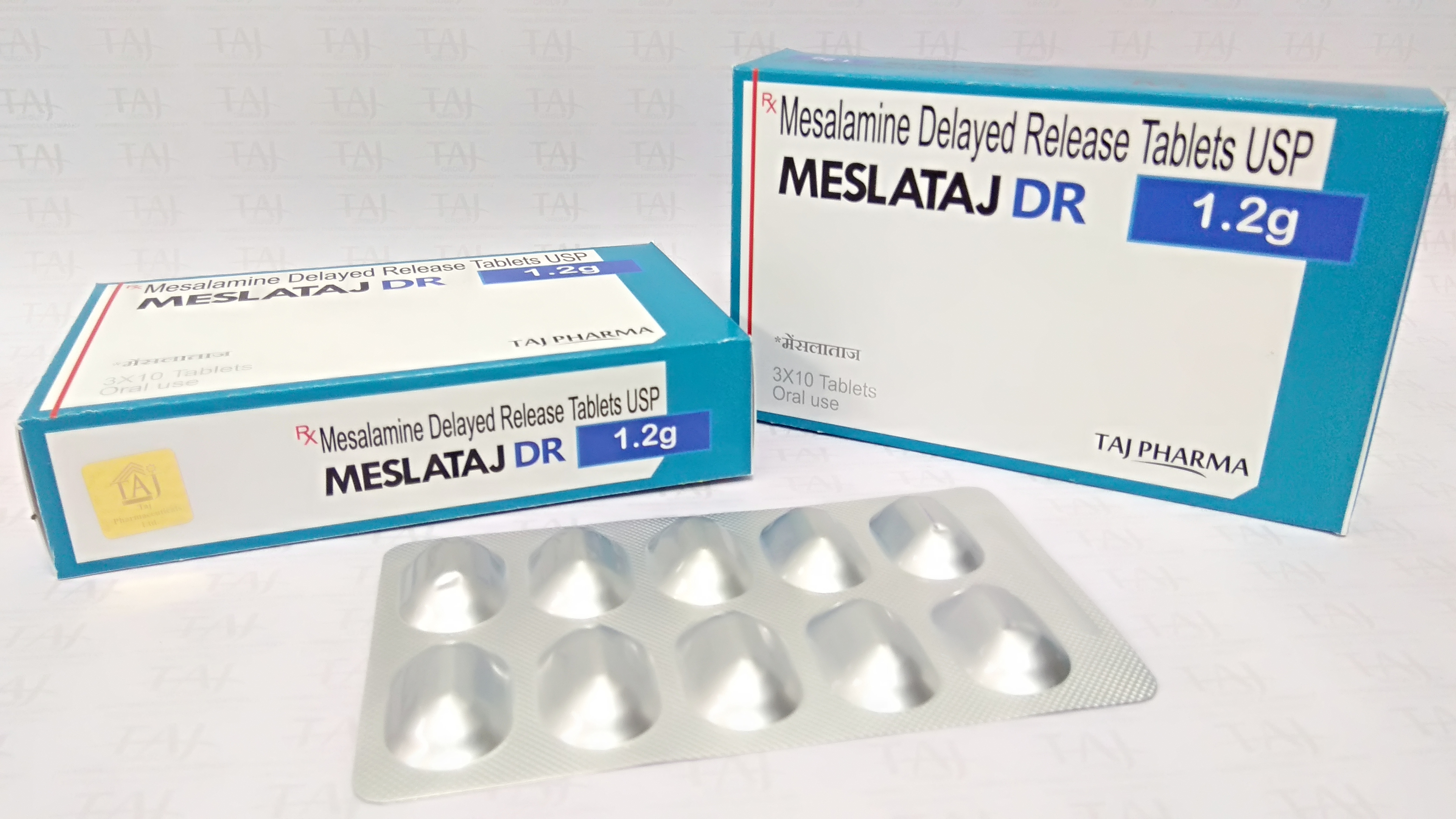 Mesalamine Delayed Release Tablets MESLATAJ DR 400MG, 800MG, 1.2G